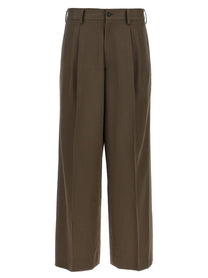 Ssstein Easy Long Wide Pants Brown