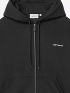 Carhartt Wip Men's Ebbert Zip up Hoodie Black, view 3