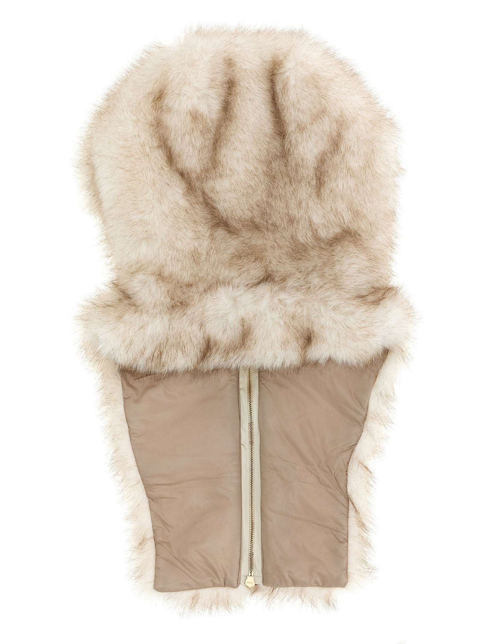 Herno Eco Fur Collar Beige