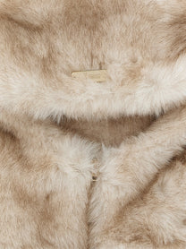 Herno Eco Fur Collar Beige