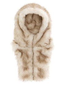 Herno Eco Fur Collar Beige