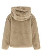 Herno Eco Fur Hooded Beige, view 2
