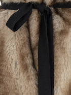 Nude Lucy Eco Fur Stole Beige, view 4