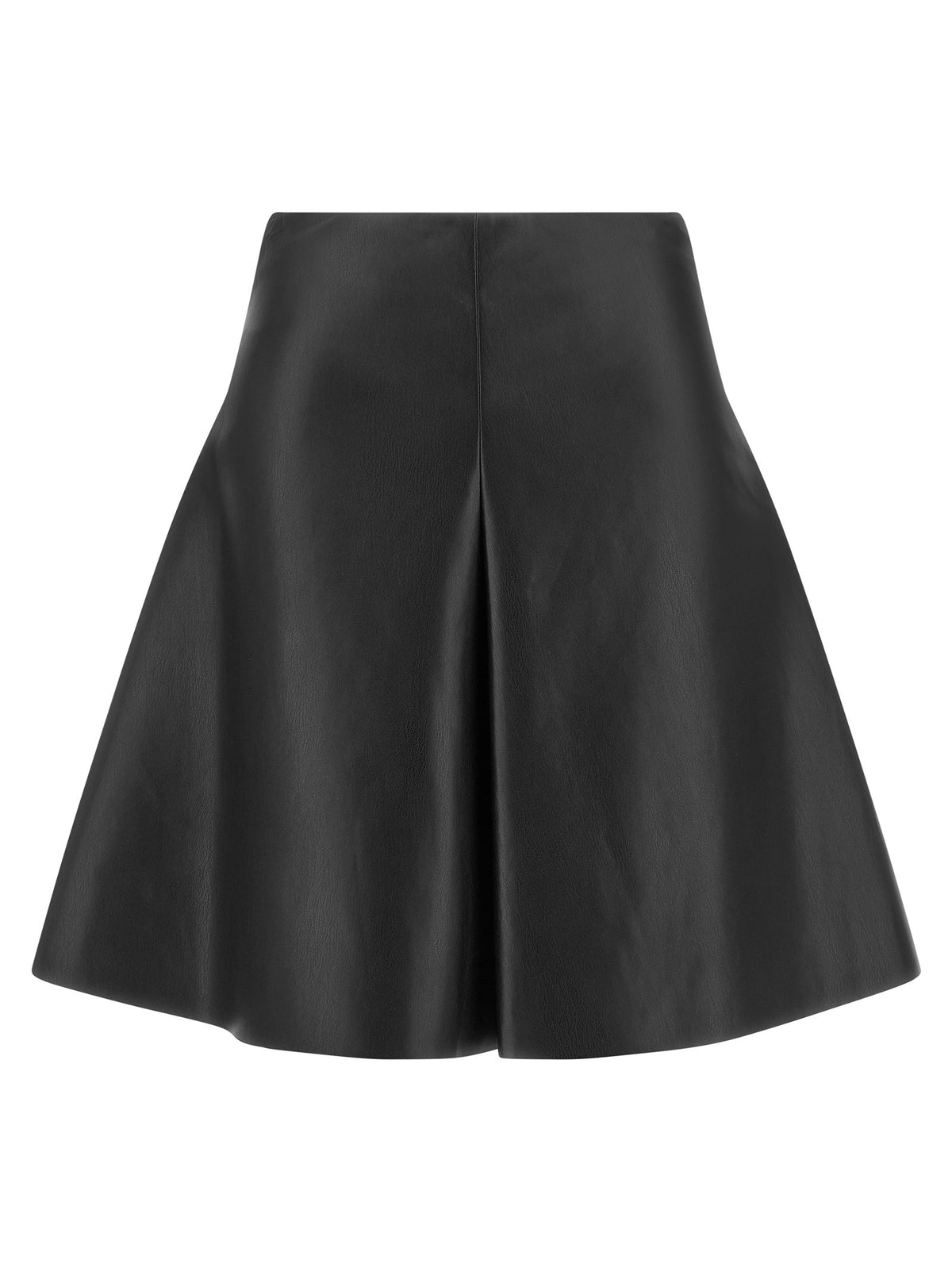 Nude Lucy Eco Leather Full Skirt Black