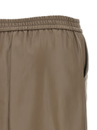 Nude Lucy Eco Leather Panel Skirt Beige, view 4