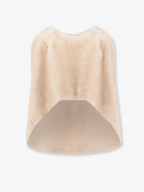 Valentini 1972 Women's Eco Mink Cape White