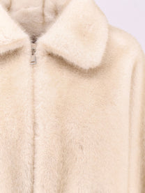 Valentini 1972 Women's Eco Mink Jacket White