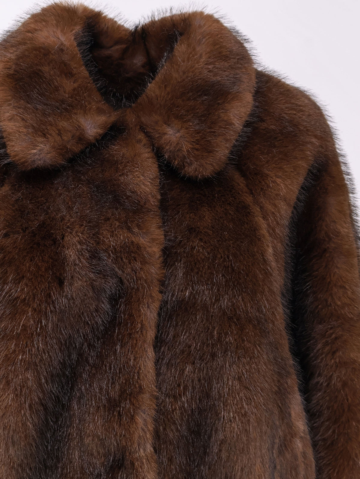 Valentini 1972 Women's Eco Sable Fur Jacket Brown