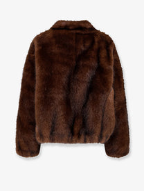 Valentini 1972 Women's Eco Sable Fur Jacket Brown
