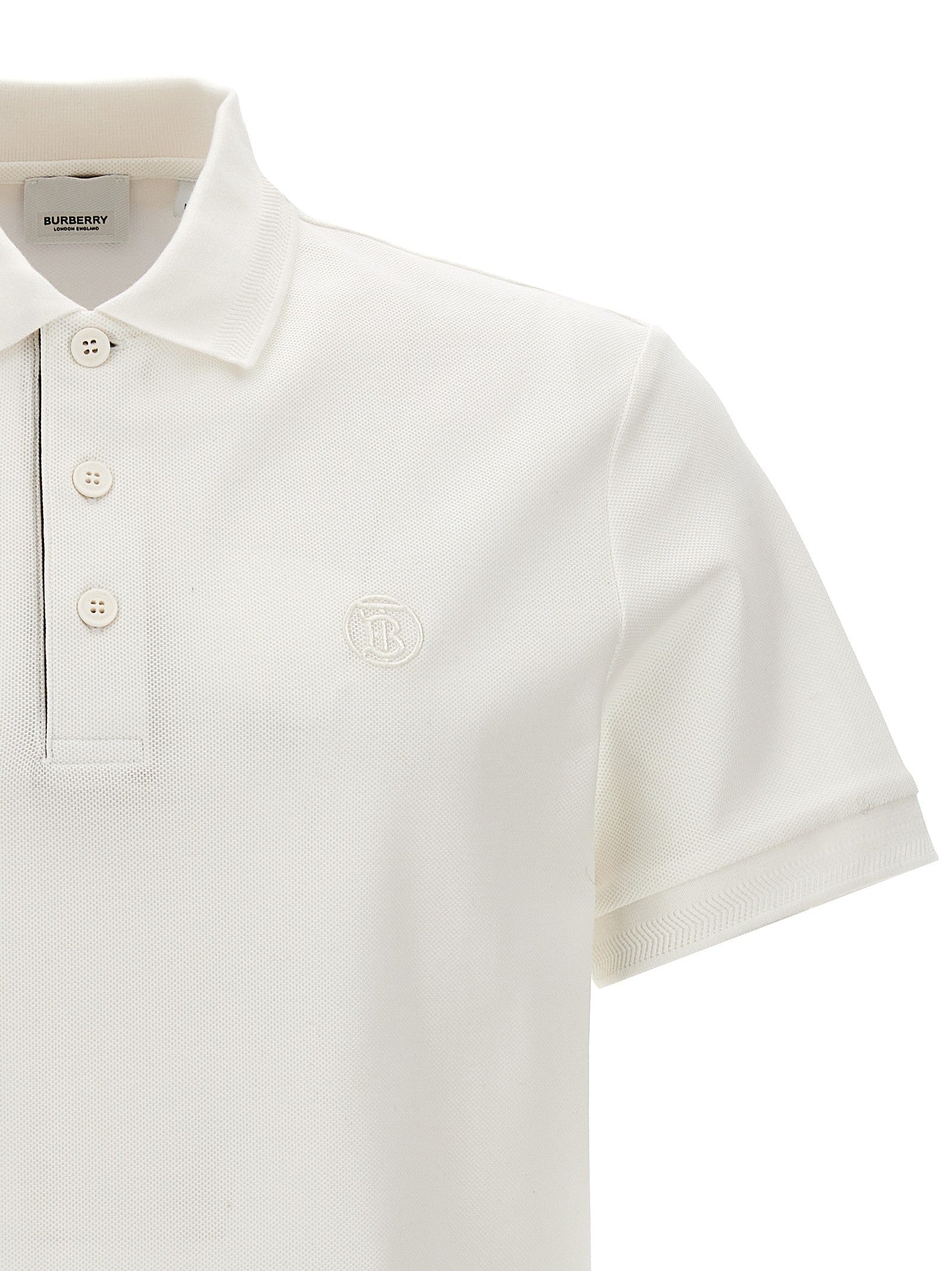 Burberry Eddie Polo Shirt White