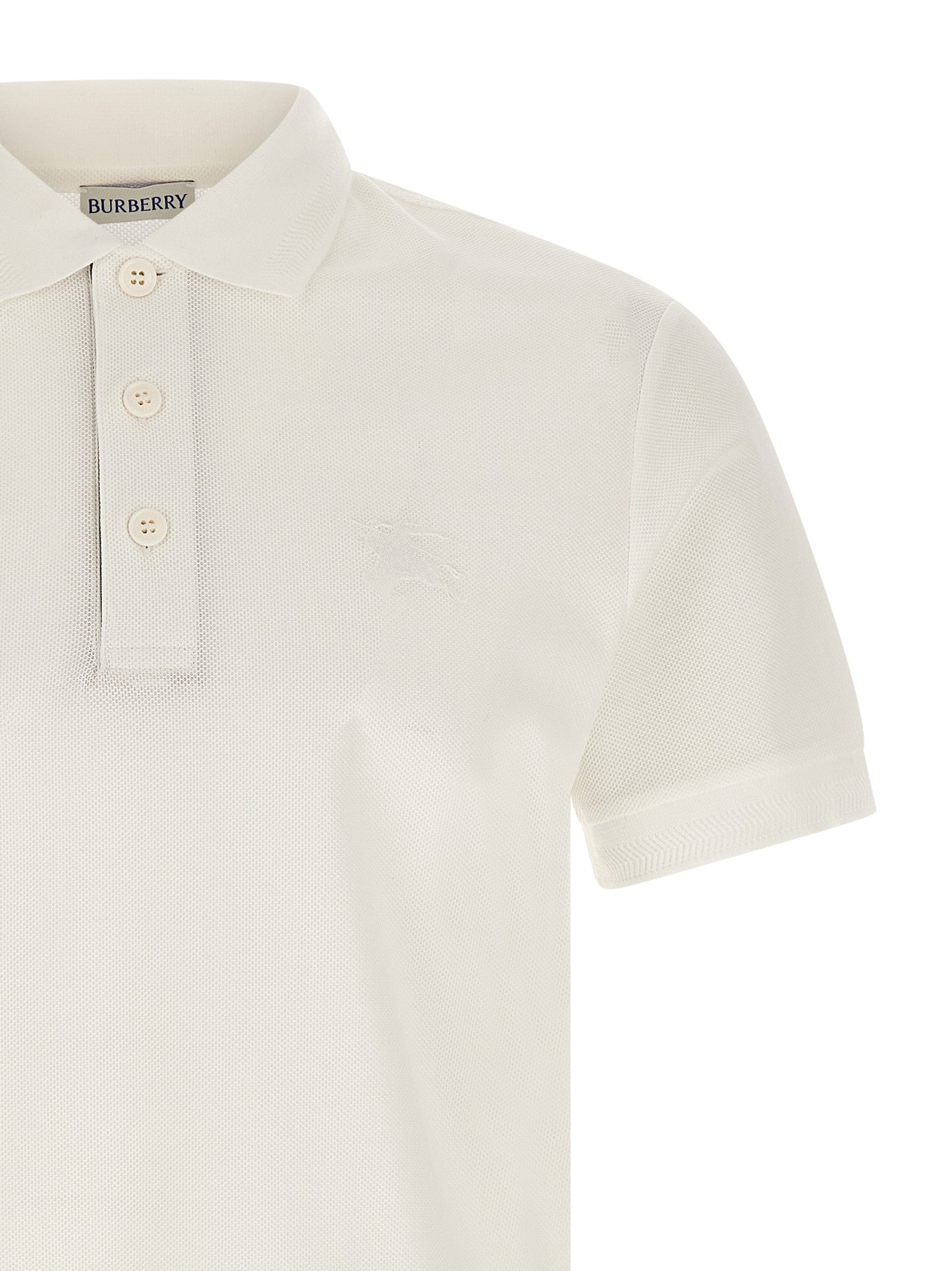 Burberry Eddie Polo Shirt White