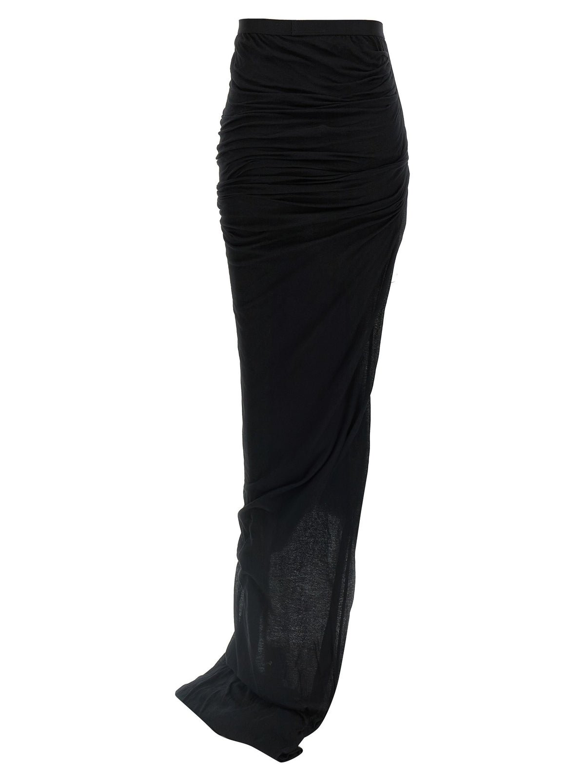 Rick Owens Edfu Skirt Black, view 2