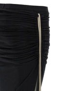 Rick Owens Edfu Skirt Black, view 4