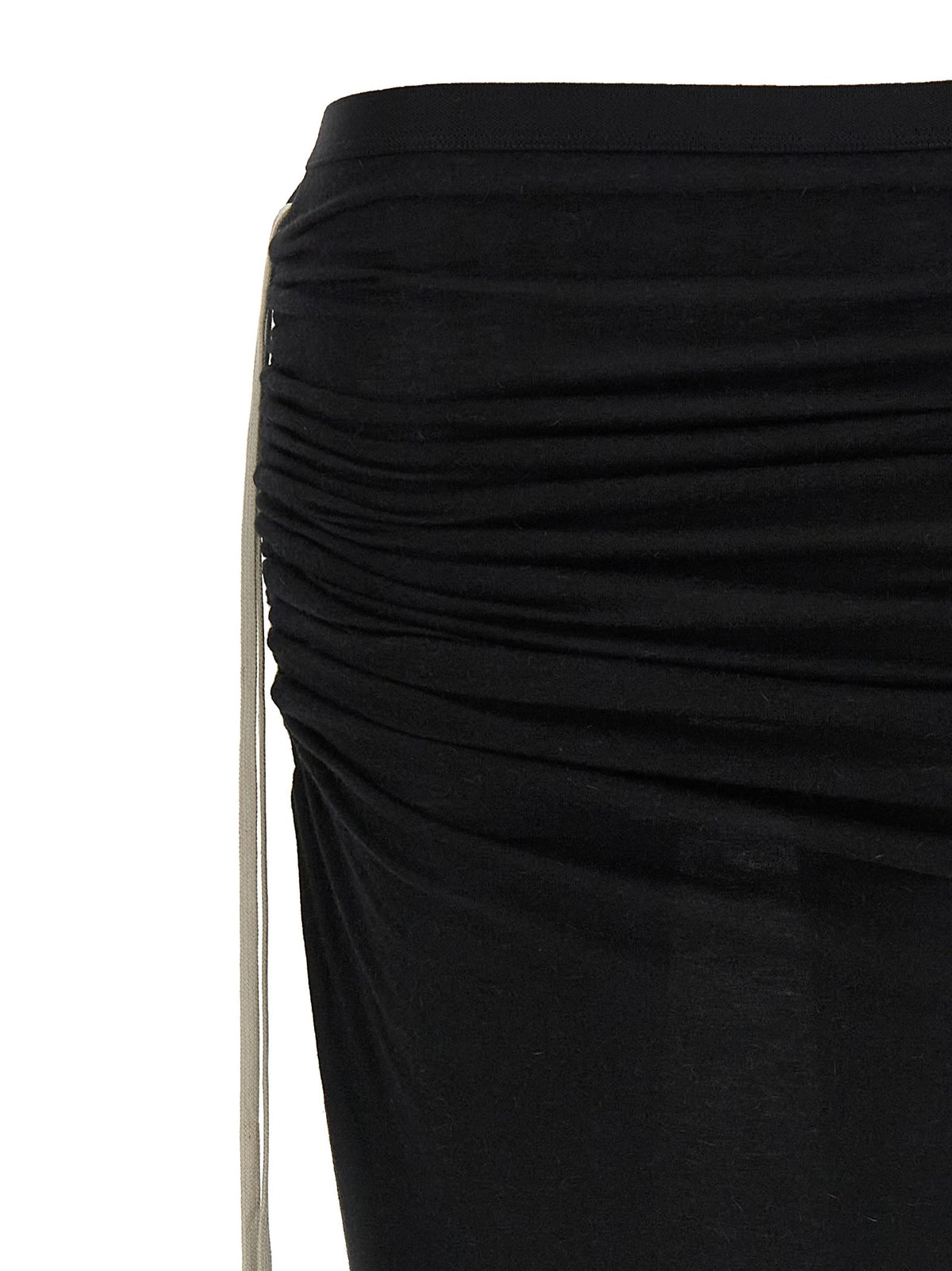 Rick Owens Edfu Skirt Black, view 3