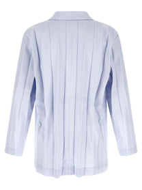 Homme Plissé Issey Miyake Edge Ensemble Blazer Blue