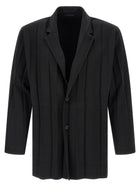 Homme Plissé Issey Miyake Edge Ensemble Blazer Black