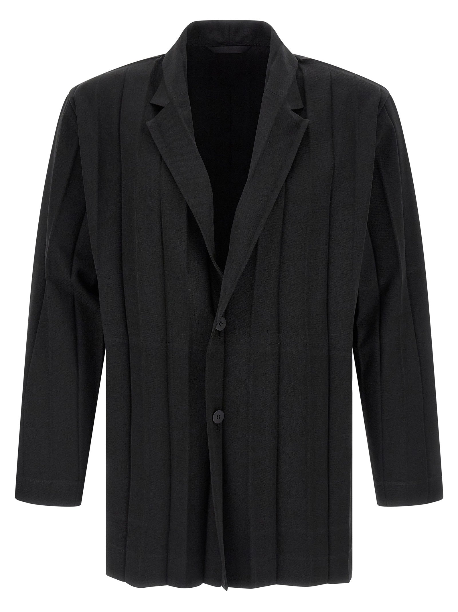 Homme Plissé Issey Miyake Edge Ensemble Blazer Black