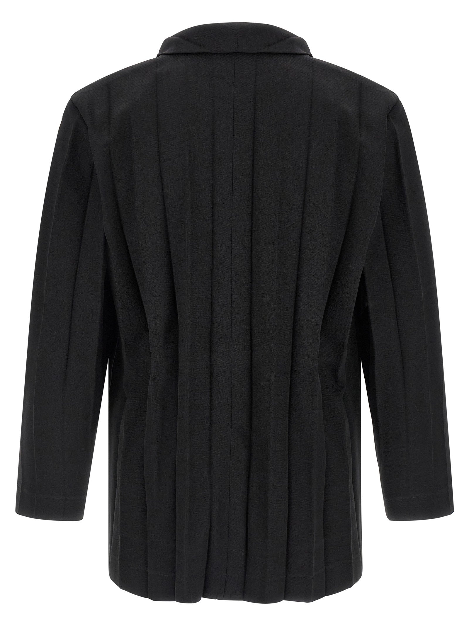 Homme Plissé Issey Miyake Edge Ensemble Blazer Black
