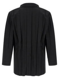 Homme Plissé Issey Miyake Edge Ensemble Blazer Black