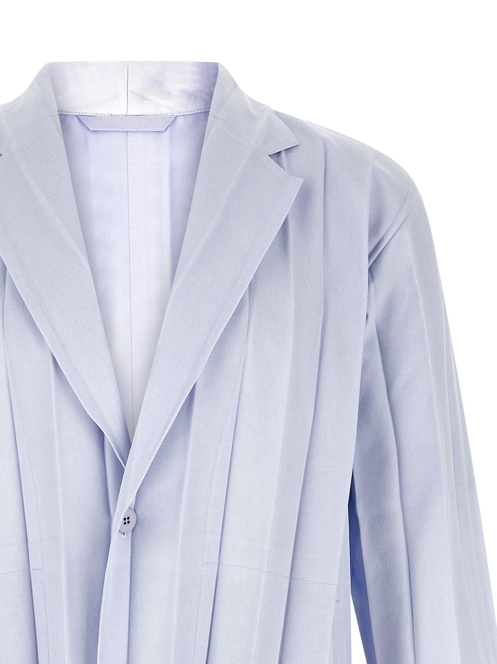 Homme Plissé Issey Miyake Edge Ensemble Blazer Blue