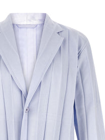 Homme Plissé Issey Miyake Edge Ensemble Blazer Blue