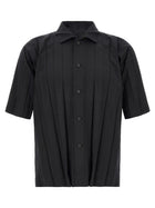Homme Plissé Issey Miyake Edge Shirt Black