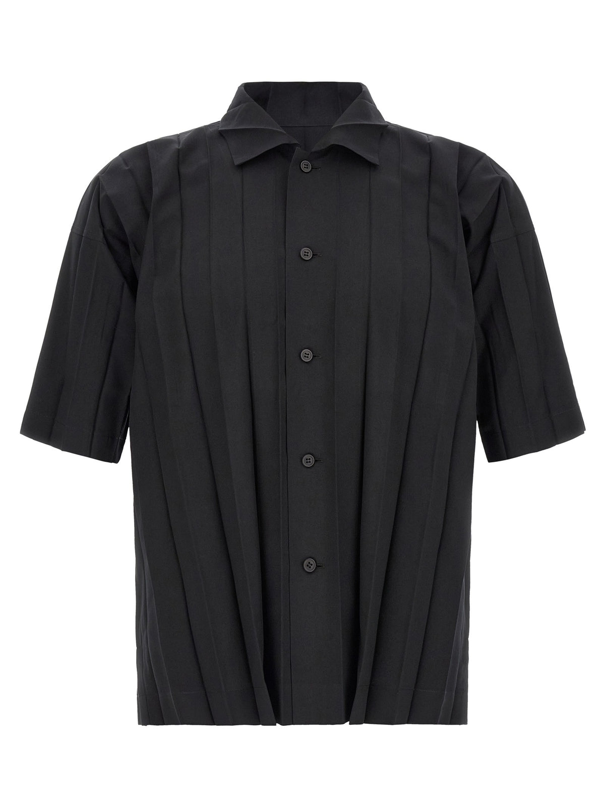 Homme Plissé Issey Miyake Edge Shirt Black