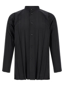 Homme Plissé Issey Miyake Edge Shirt Black