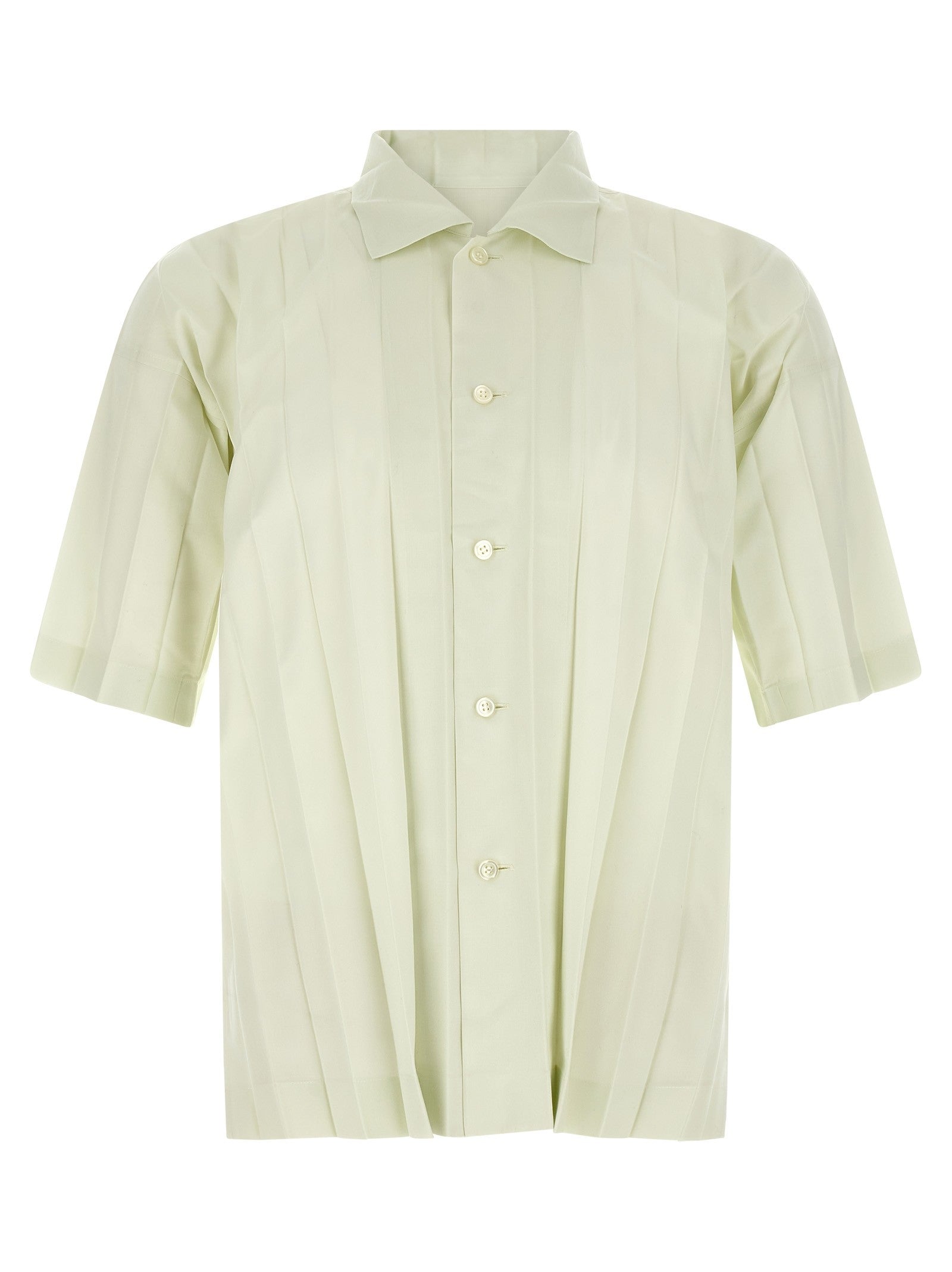 Homme Plissé Issey Miyake Edge Shirt Green