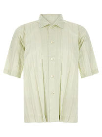 Homme Plissé Issey Miyake Edge Shirt Green