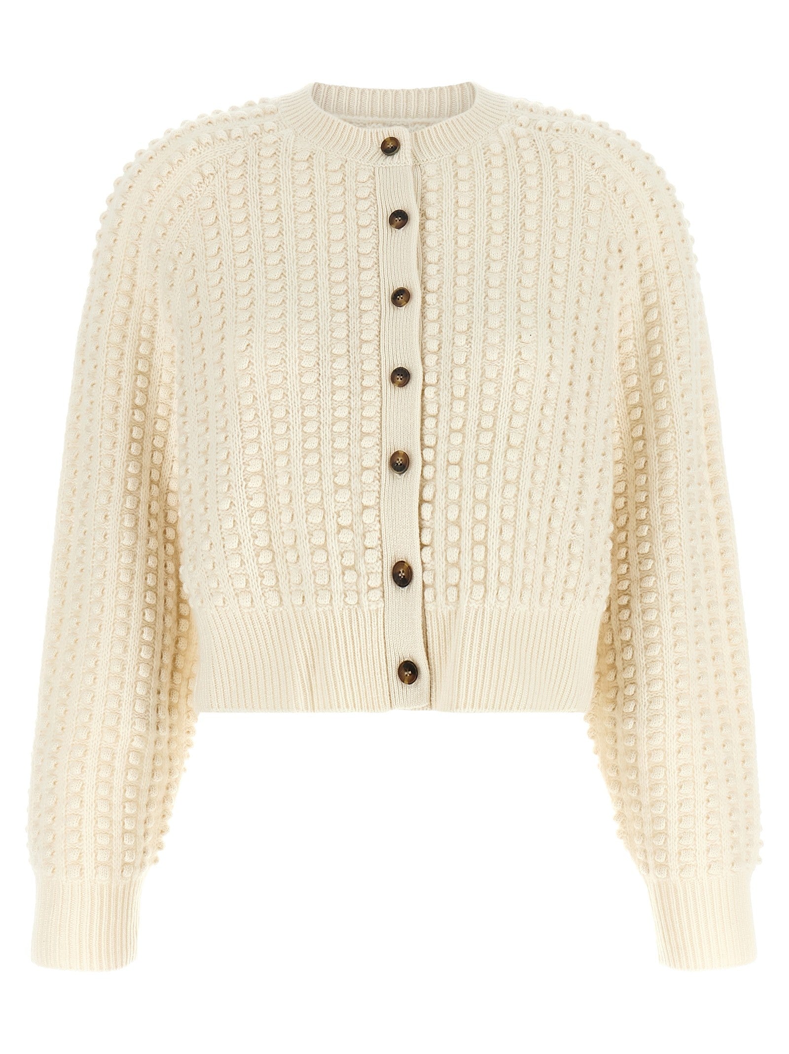 Loulou De Saison Edie Cardigan White