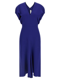 Victoria Beckham Edith Dress Blue