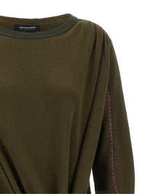 Kiko Kostadinov Edler Godet Dress Green