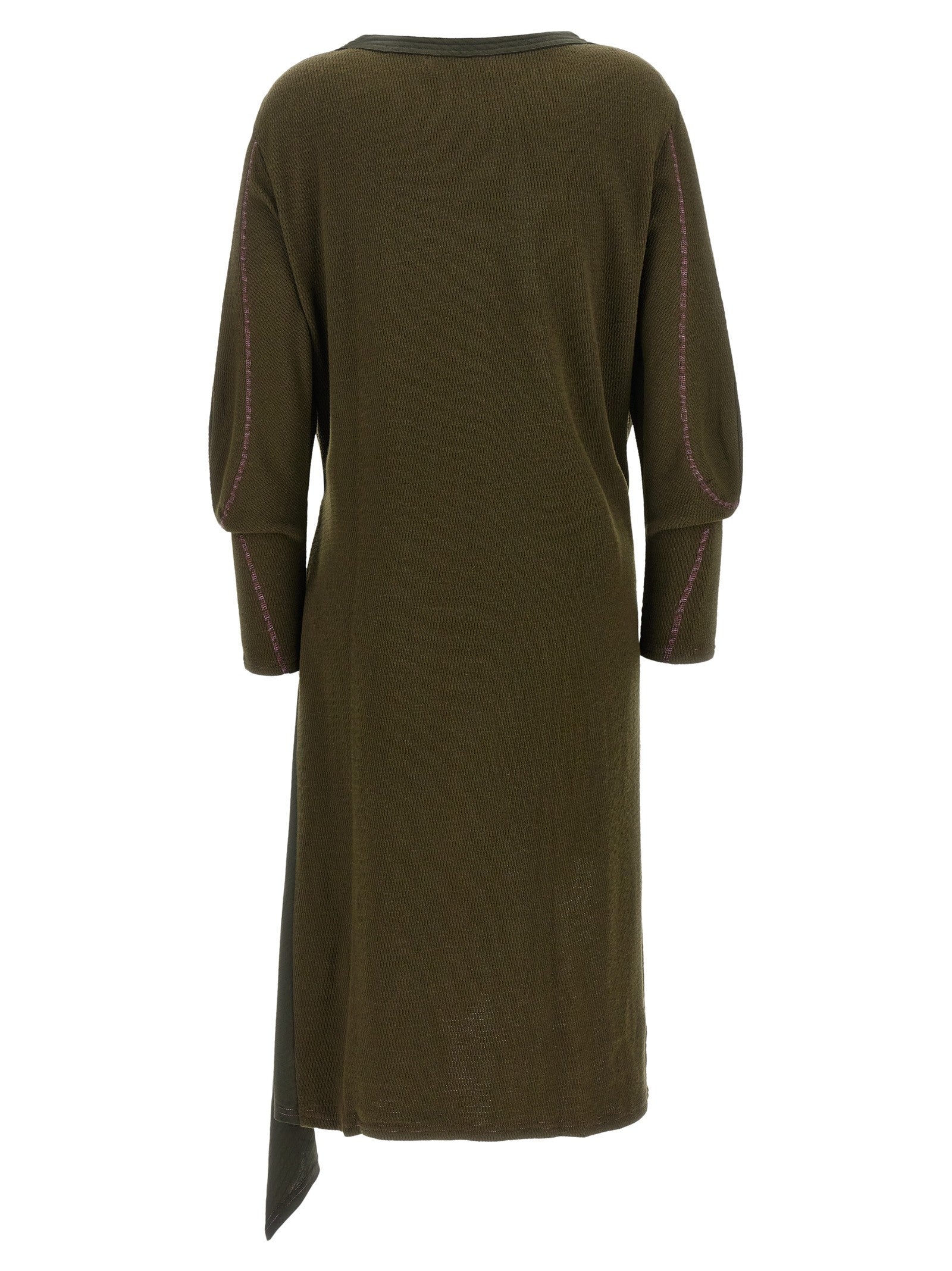 Kiko Kostadinov Edler Godet Dress Green