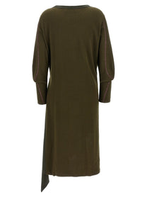 Kiko Kostadinov Edler Godet Dress Green