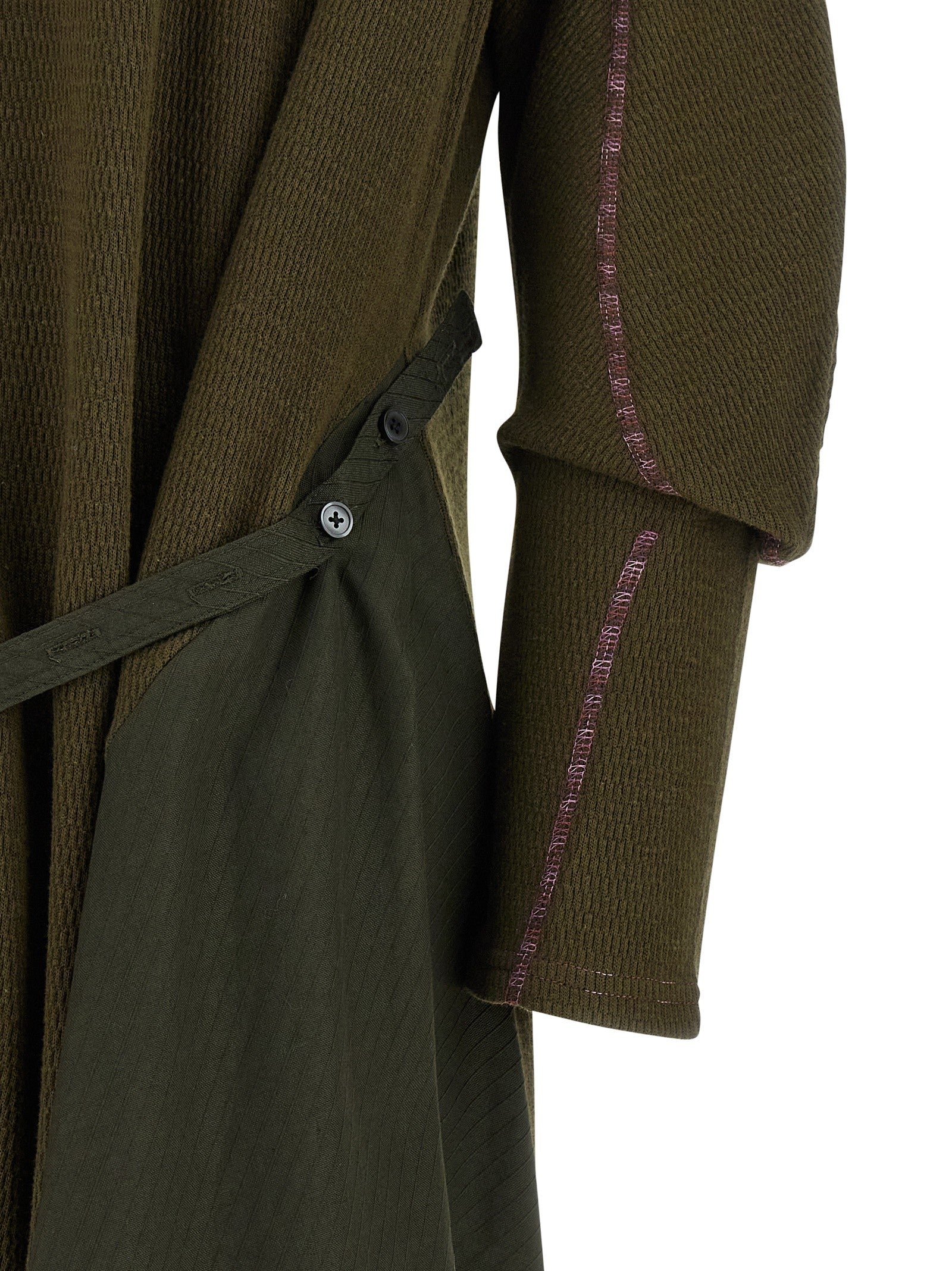 Kiko Kostadinov Edler Godet Dress Green