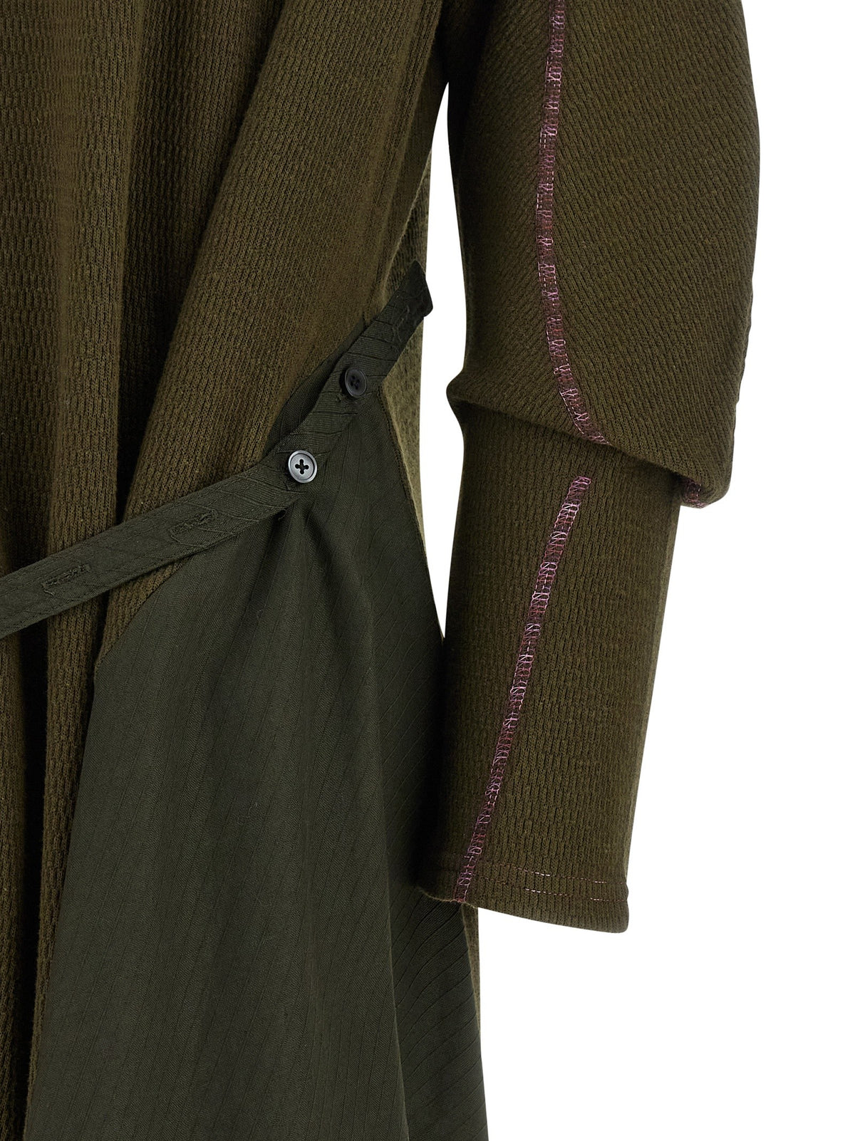 Kiko Kostadinov Edler Godet Dress Green, view 5