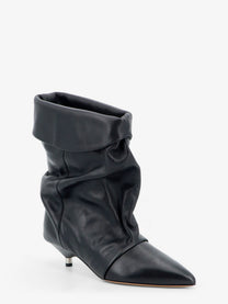 ISABEL MARANT Women's Edrik Leather Boots Black