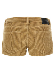 R13 Effie Shorts Beige