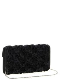 Roger Vivier Efflorescence Clutch Black