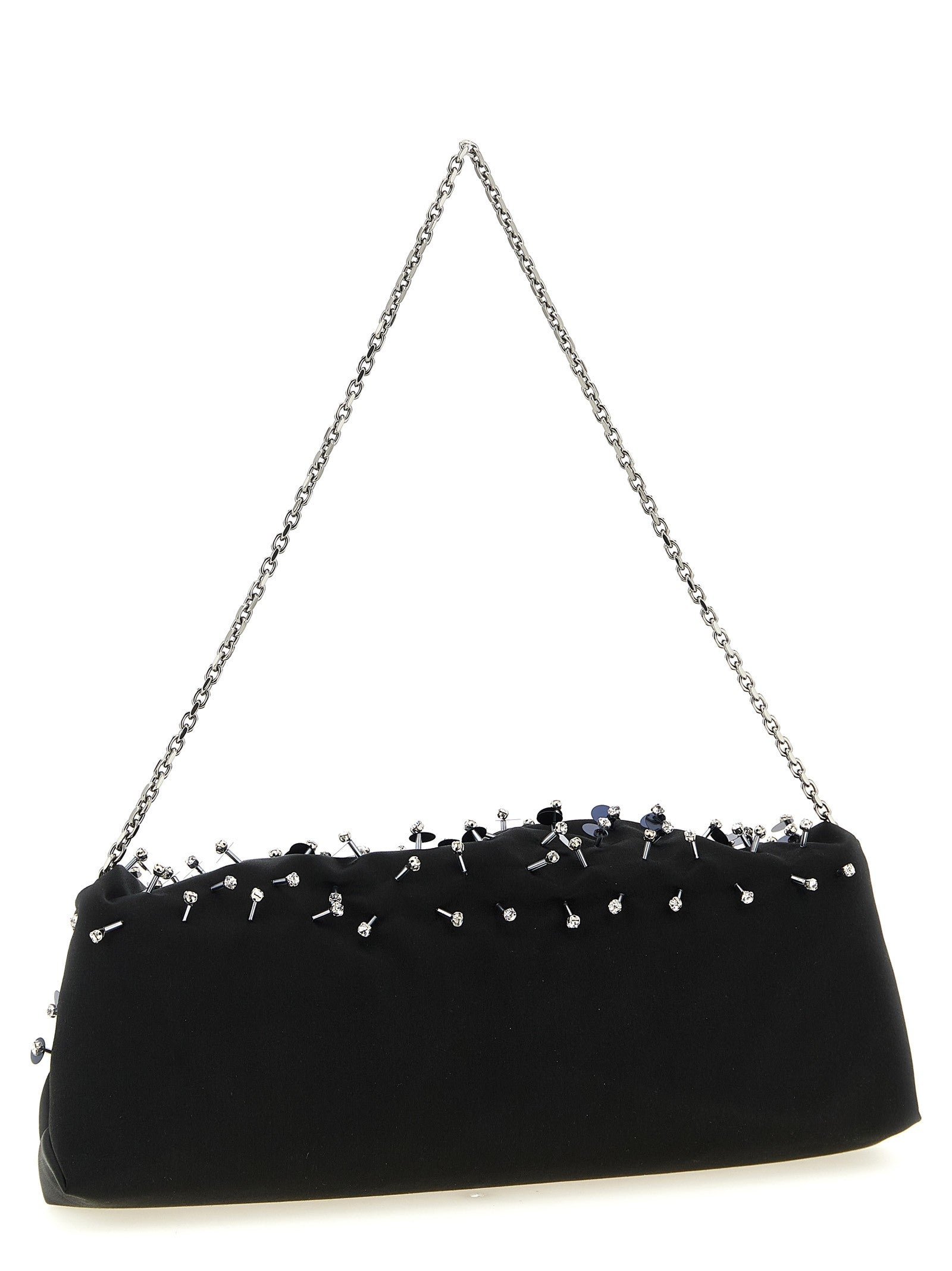Roger Vivier Efflorescence Clutch Black