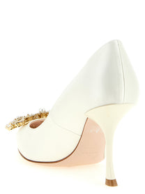 Roger Vivier Efflorescence Pumps White