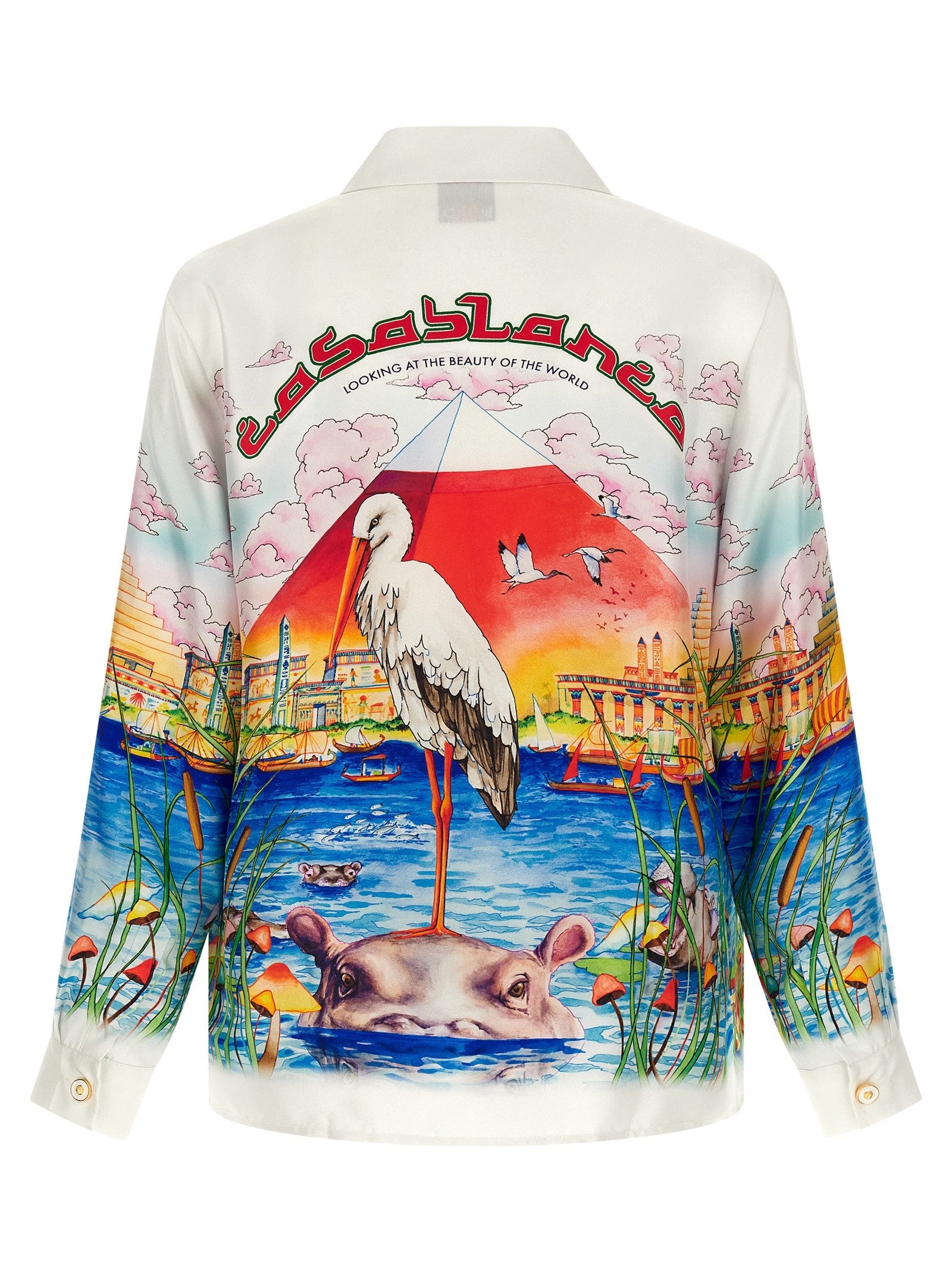 Casablanca Egypt as It Was Shirt Gold