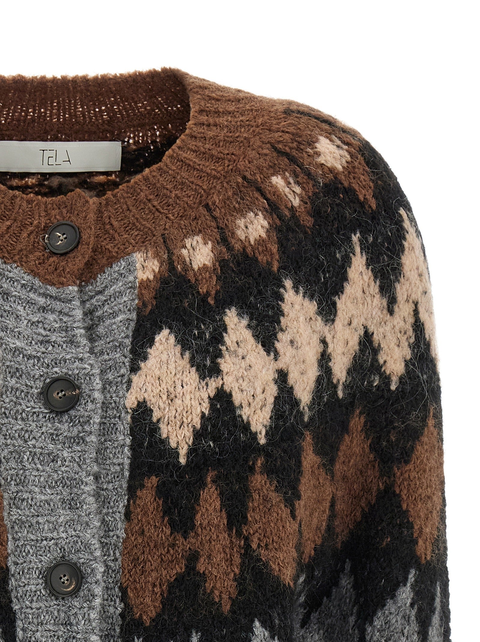 TELA Eiko Cardigan Grey