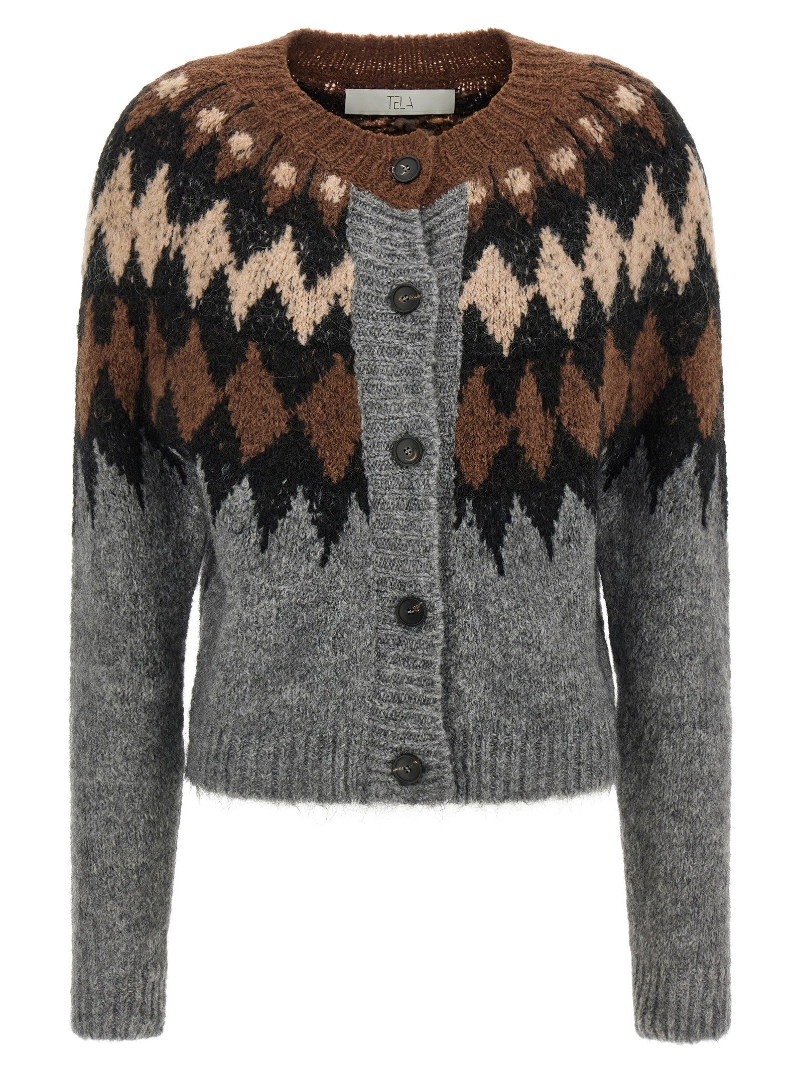 TELA Eiko Cardigan Grey