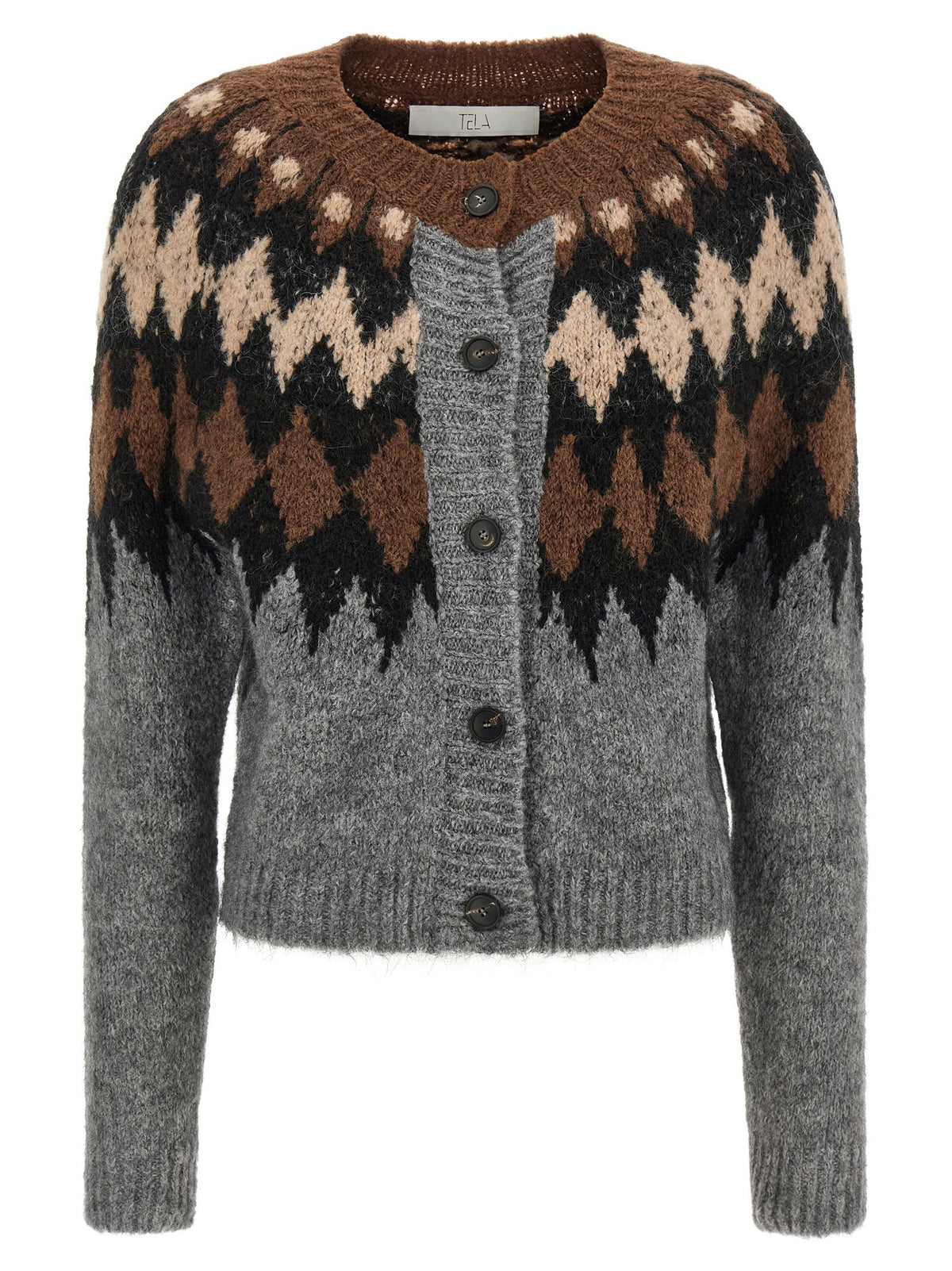 TELA Eiko Cardigan Grey