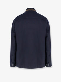 Loro Piana Men's Elan Cashmere Coat Blue