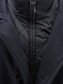 Loro Piana Men's Elan Cashmere Coat Blue