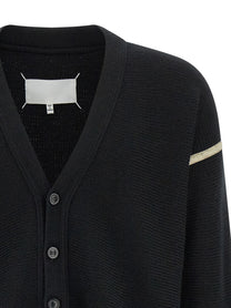 Maison Margiela Elbow Patch Cardigan Black