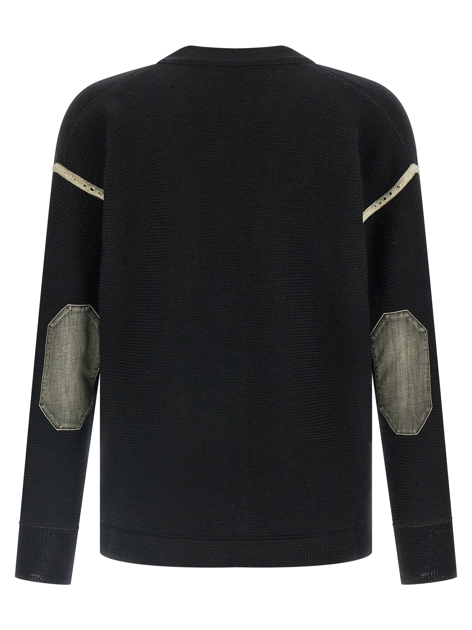 Maison Margiela Elbow Patch Cardigan Black